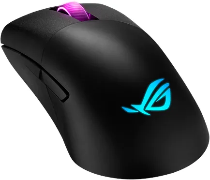 ASUS ROG KERIS Wireless - Gaming Mus - Optisk - 5 knapper - Sort med RGB lys